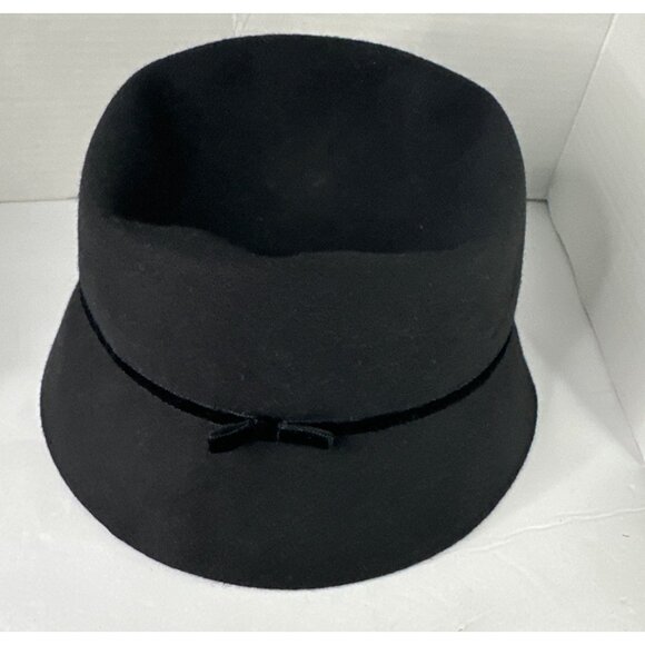 Gymboree Women’s Hat L Black 100% Wool Equestrian Style Classic Old Money y2k - Picture 1 of 7